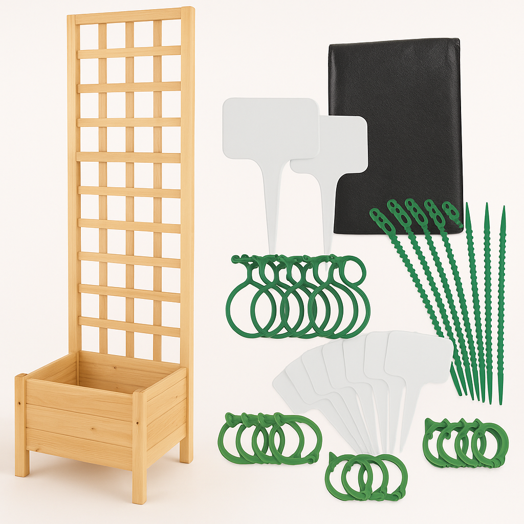 Na grafice Pergola i zestaw ogrodnika